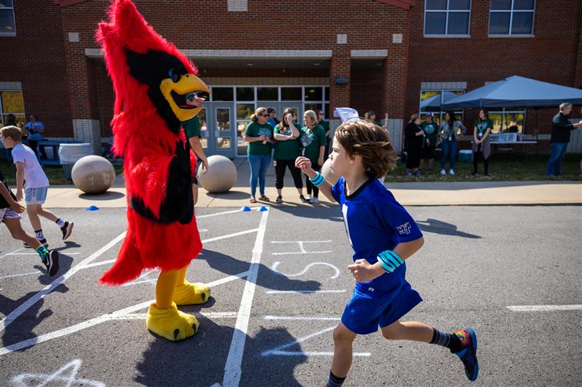 Students enjoy the Nolensville Elementary Fun Run